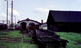 "Parowozownia w Jeleniej Górze", 1984 (3). Fot. J. Szeliga. Numer...